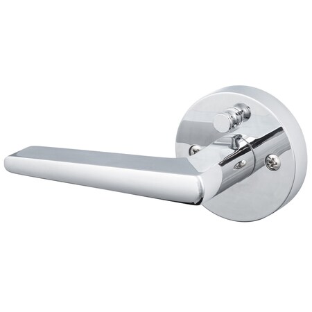 Sure-Loc Hardware Sure-Loc Hardware Basel Round Privacy Lever, Polished Chrome, Right Hand BS102-RD 26 RH